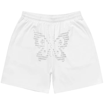 Butterfly Shorts White